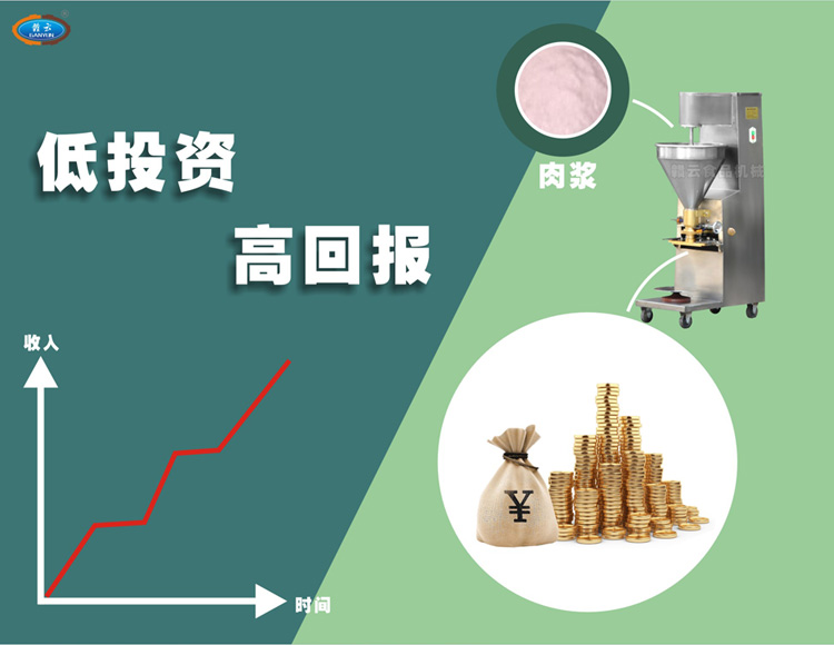 120型实心肉丸成型机-低投资高回报